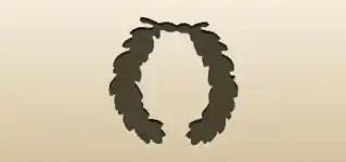 Laurel Wreath silhouette