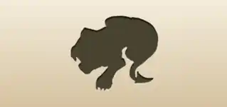 Gargoyle silhouette