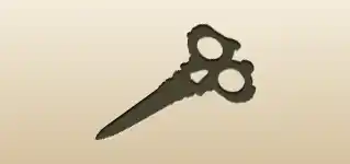 Scissors silhouette