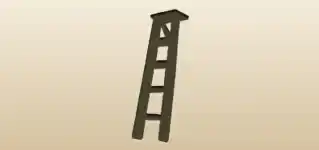 Ladder silhouette