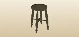 Stool silhouette