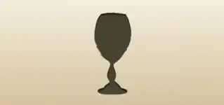 Wine Glass silhouette