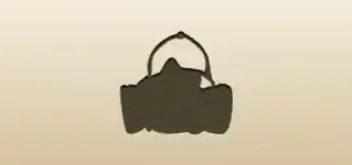 Respirator silhouette