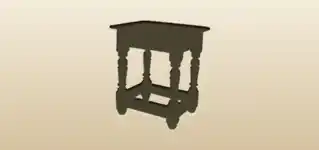 Stool silhouette