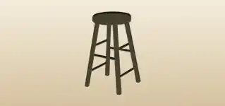 Stool silhouette