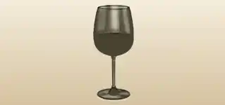 Wine Glass silhouette