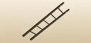 Ladder silhouette
