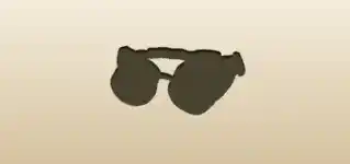 Goggles silhouette