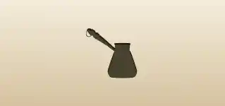 Turkish Coffee Pot silhouette