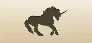 Unicorn silhouette
