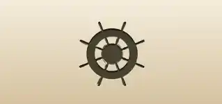 Sailboat’s Wheel silhouette