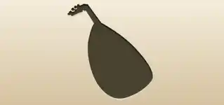 Lute silhouette