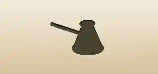 Turkish Coffee Pot silhouette