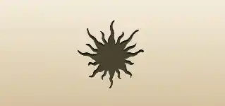 Sun silhouette