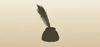 Inkwell silhouette