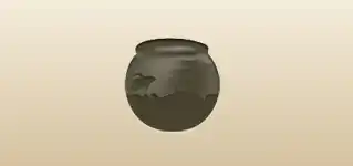 Fishbowl silhouette