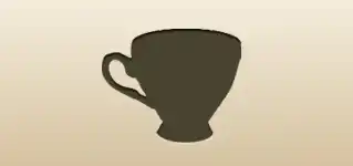 Cup silhouette
