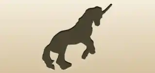 Unicorn silhouette