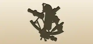 Sextant silhouette