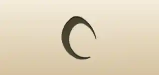 Crescent Moon silhouette