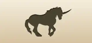 Unicorn silhouette