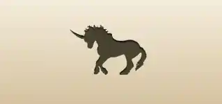 Unicorn silhouette