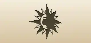 Sun silhouette
