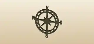 Compass silhouette