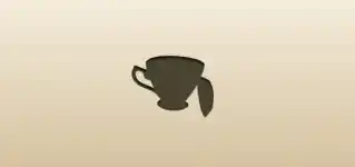 Cup silhouette