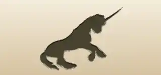 Unicorn silhouette