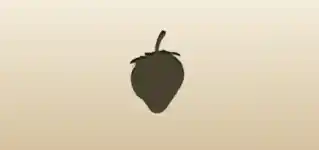 Strawberry silhouette