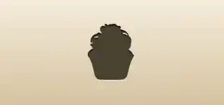 Cupcake silhouette