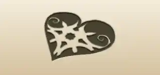 Heart silhouette