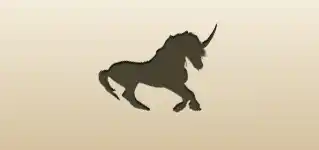 Unicorn silhouette