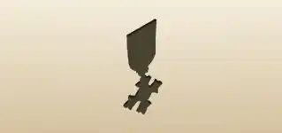 Medal silhouette