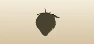 Strawberry silhouette
