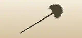 Long-handled Fan silhouette
