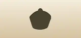 Cupcake silhouette