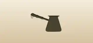 Turkish Coffee Pot silhouette