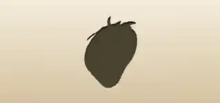 Strawberry silhouette