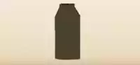 牛乳パックのシルエット