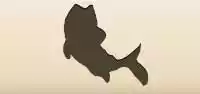 魚のシルエット