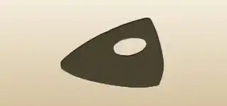 ウィジャ板のシルエット