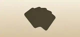 タロットカードのシルエット