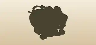 ルーン文字のシルエット