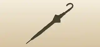 かさのシルエット