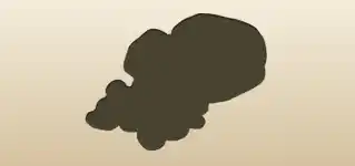 ルーン文字のシルエット