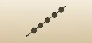 月の満ち欠けのシルエット
