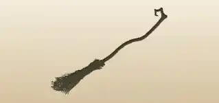 Broom silhouette