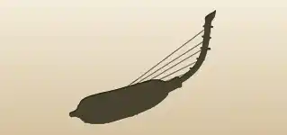 Arched Harp silhouette